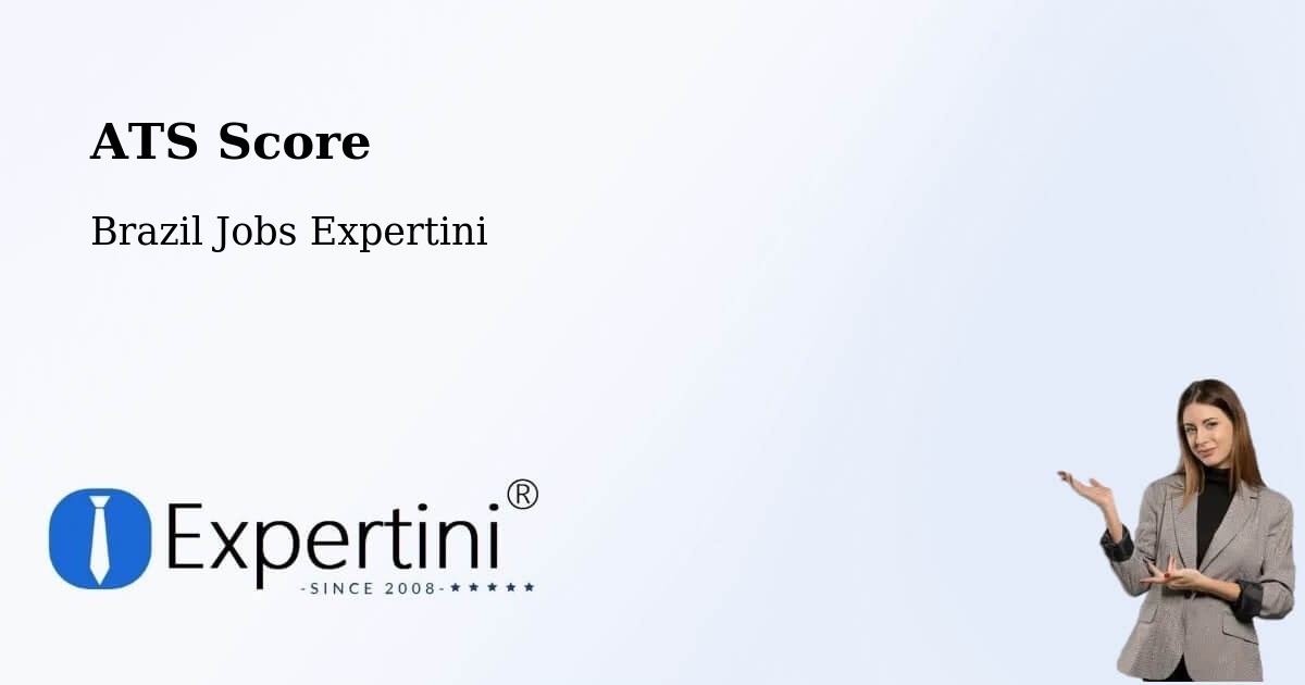 Resume ATS Score & Job Description Match Tool – Estrela - Brazil Jobs Expertini